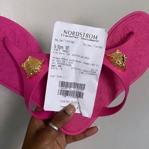 Versace Medusa Flat Sandal